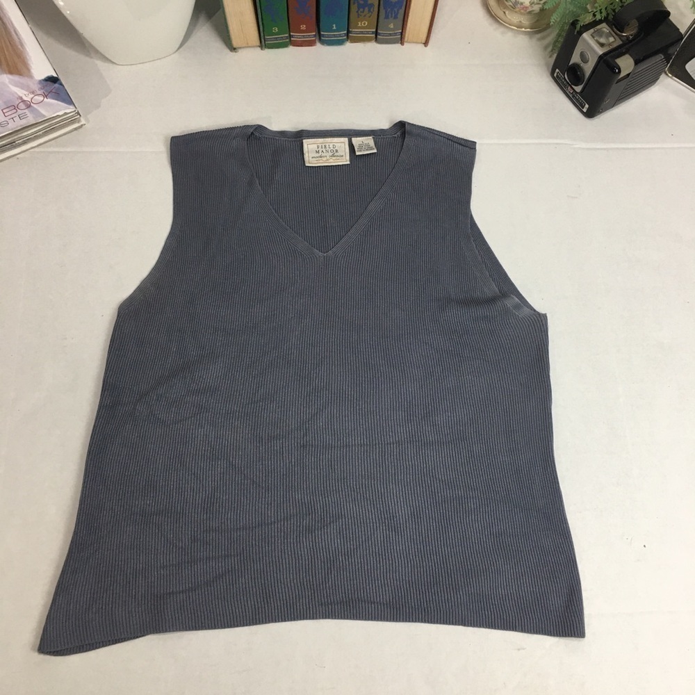 100% Silk Sweater Tank | Quiet Luxury Minimalist Y2K · Field Manor